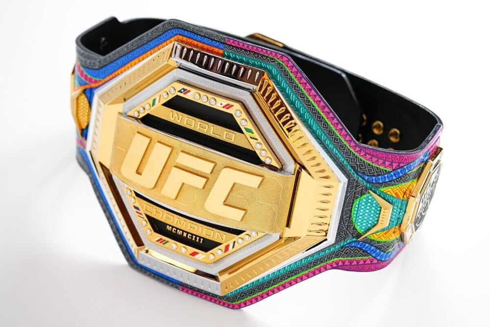 8058 New UFC Championship Title Belt Replica - Adult Size - 52 Inches